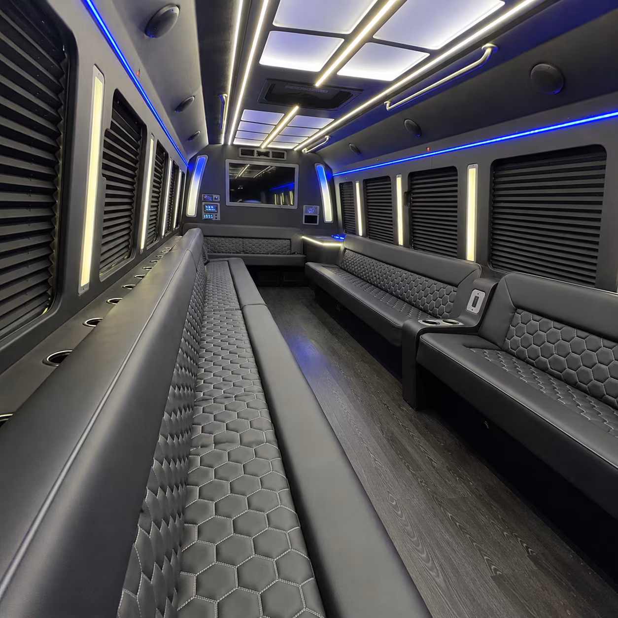buena park party bus rental interior